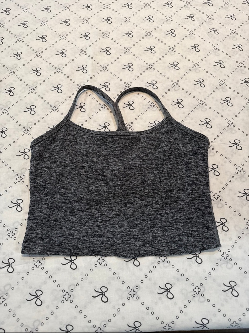 Beyond Yoga Grey Sports Bra Tank Top Size Small